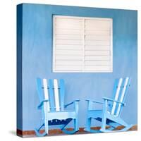 Traditional Rocking Chairs in Vinales, Cuba, Caribbean-Nadia Isakova-Stretched Canvas