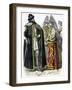 Traditional Russian Costume, C1850-null-Framed Giclee Print