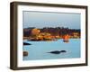 Traditional Sailing Boat in an Ocean, Cotes-D'Armor, Brittany, France-null-Framed Photographic Print