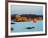 Traditional Sailing Boat in an Ocean, Cotes-D'Armor, Brittany, France-null-Framed Photographic Print