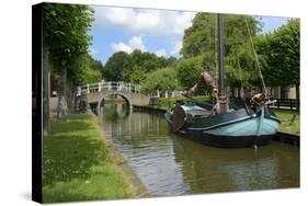 Traditional Sailing Boat, Zuiderzee Open Air Museum, Lake Ijssel-Peter Richardson-Stretched Canvas