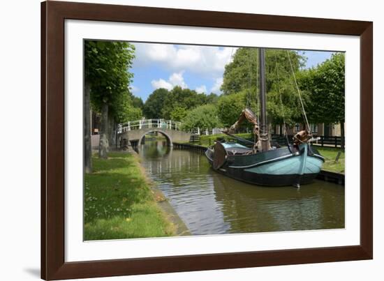 Traditional Sailing Boat, Zuiderzee Open Air Museum, Lake Ijssel-Peter Richardson-Framed Photographic Print