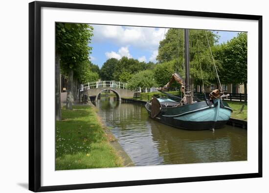 Traditional Sailing Boat, Zuiderzee Open Air Museum, Lake Ijssel-Peter Richardson-Framed Photographic Print