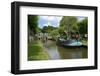 Traditional Sailing Boat, Zuiderzee Open Air Museum, Lake Ijssel-Peter Richardson-Framed Premium Photographic Print