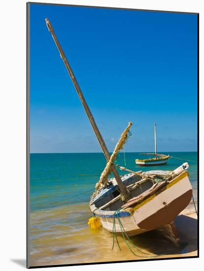 Traditional Sailing Boats in the Banc D'Arguin, Mauritania, Africa-Michael Runkel-Mounted Photographic Print