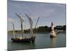 Traditional Sailing Vessel, Port Tudy, Ile De Groix, Brittany, France, Europe-Groenendijk Peter-Mounted Photographic Print