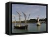 Traditional Sailing Vessel, Port Tudy, Ile De Groix, Brittany, France, Europe-Groenendijk Peter-Framed Stretched Canvas