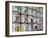 Traditional Sake Barrels at Meiji Jingu Shrine, Tokyo, Japan, Asia-John Woodworth-Framed Photographic Print