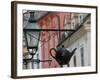 Traditional Sign Outside a Tea Shop in Ljubljana Old Town, Slovenia, Europe-John Woodworth-Framed Photographic Print