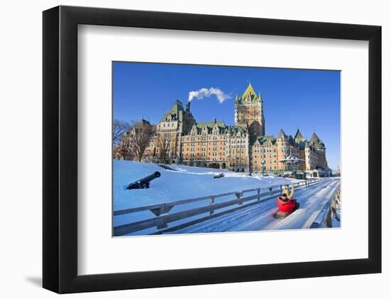 Traditional Slide Ride Quebec-null-Framed Art Print