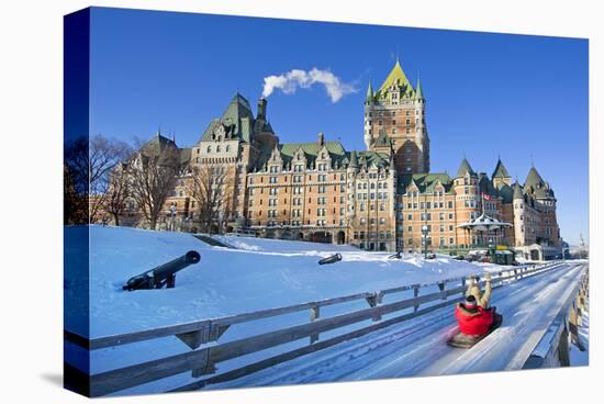 Traditional Slide Ride Quebec-null-Stretched Canvas