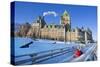 Traditional Slide Ride Quebec-null-Stretched Canvas