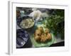 Traditional Spring Rolls Accompanied by Vegetable Soup, Nem Ran, Vietnam-Eitan Simanor-Framed Photographic Print