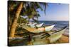 Traditional Sri Lanka Fishing Boats on Mirissa Beach, South Coast, Sri Lanka, Asia-Matthew Williams-Ellis-Stretched Canvas