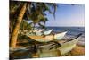 Traditional Sri Lanka Fishing Boats on Mirissa Beach, South Coast, Sri Lanka, Asia-Matthew Williams-Ellis-Mounted Photographic Print