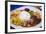 Traditional Sri Lankan Cuisine Including Pol Sambol, Rotti and Fish Curry, Sri Lanka, Asia-Charlie-Framed Photographic Print