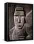 Traditional Stone Carving, Rarotonga, Cook Islands-Neil Farrin-Framed Stretched Canvas