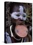 Traditional Surma Tribe Lip Plate, Ethiopia-Gavriel Jecan-Stretched Canvas