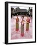 Traditional Thai Dancers, Old Chiang Mai Cultural Centre, Chiang Mai, Thailand, Southeast Asia-Gavin Hellier-Framed Photographic Print