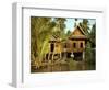 Traditional Thai House on Stilts Above the River in Bangkok, Thailand, Southeast Asia-Sassoon Sybil-Framed Photographic Print