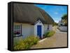 Traditional Thatched Cottage, Kilmore Quay, County Wexford, Ireland-null-Framed Stretched Canvas
