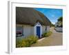 Traditional Thatched Cottage, Kilmore Quay, County Wexford, Ireland-null-Framed Photographic Print