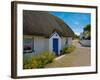 Traditional Thatched Cottage, Kilmore Quay, County Wexford, Ireland-null-Framed Photographic Print