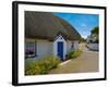 Traditional Thatched Cottage, Kilmore Quay, County Wexford, Ireland-null-Framed Photographic Print