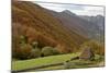 Traditional Thatched Hut, Brana De Fuexu, Valle Del Lago, Somiedo Np. Asturias, Spain-Juan Manuel Borrero-Mounted Photographic Print