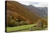 Traditional Thatched Hut, Brana De Fuexu, Valle Del Lago, Somiedo Np. Asturias, Spain-Juan Manuel Borrero-Stretched Canvas