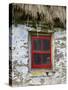 Traditional Thatched Roof Cottage, Inisheer, Aran Islands, Co, Galway, Ireland-Doug Pearson-Stretched Canvas