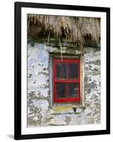 Traditional Thatched Roof Cottage, Inisheer, Aran Islands, Co, Galway, Ireland-Doug Pearson-Framed Photographic Print