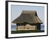 Traditional Thatched Roof Farmhouse, National Open Air Museum, Rocca Al Mar, Tallinn, Estonia-Christian Kober-Framed Photographic Print