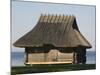 Traditional Thatched Roof Farmhouse, National Open Air Museum, Rocca Al Mar, Tallinn, Estonia-Christian Kober-Mounted Photographic Print