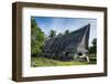 Traditional Thatched Roof Hut-Michael Runkel-Framed Photographic Print