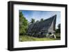 Traditional Thatched Roof Hut-Michael Runkel-Framed Photographic Print