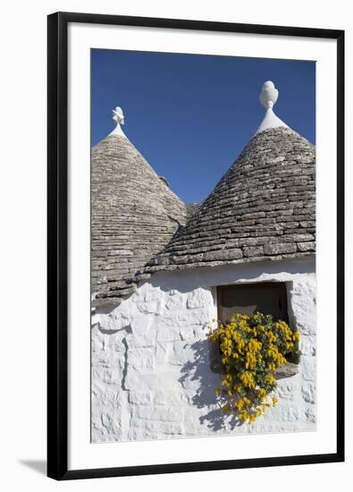 Traditional Trullos (Trulli) in Alberobello, UNESCO World Heritage Site, Puglia, Italy, Europe-Martin-Framed Photographic Print