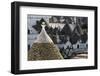 Traditional Trullos (Trulli) in Alberobello, UNESCO World Heritage Site, Puglia, Italy, Europe-Martin-Framed Photographic Print