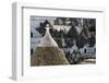 Traditional Trullos (Trulli) in Alberobello, UNESCO World Heritage Site, Puglia, Italy, Europe-Martin-Framed Photographic Print