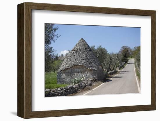 Traditional Trullos (Trulli) in the Countryside Near Alberobello, Puglia, Italy, Europe-Martin-Framed Photographic Print