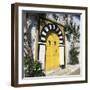 Traditional Tunisian Doorway, Sidi Bou Said, Tunisia, North Africa, Africa-Stuart Black-Framed Photographic Print