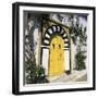 Traditional Tunisian Doorway, Sidi Bou Said, Tunisia, North Africa, Africa-Stuart Black-Framed Photographic Print