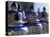 Traditional Turkish Vases on Display in a Market Stall in the Old City of Antayla, Anatolia, Turkey-David Pickford-Stretched Canvas