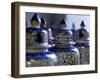 Traditional Turkish Vases on Display in a Market Stall in the Old City of Antayla, Anatolia, Turkey-David Pickford-Framed Photographic Print