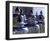 Traditional Turkish Vases on Display in a Market Stall in the Old City of Antayla, Anatolia, Turkey-David Pickford-Framed Photographic Print