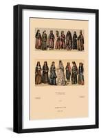 Traditional Turkish Women-Racinet-Framed Art Print