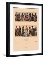 Traditional Turkish Women-Racinet-Framed Art Print