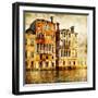 Traditional Venice - Artwork In Painting Style-Maugli-l-Framed Art Print