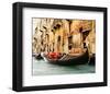 Traditional Venice gondola-null-Framed Art Print