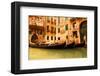 Traditional Venice gondola-null-Framed Art Print